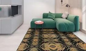 فرش گردویی با چه رنگ مبلی ست میشود؟