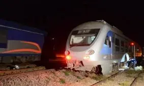 قطارشهری از ریل در کرج خارج شد