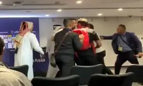 دعوا و درگیری لفظی خبرنگاران در نشست خبری سرمربی تیم ملی عراق/ ویدئو

