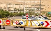 انسداد جاده  چالوس در روز جمعه