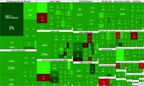 بورس سبز شد