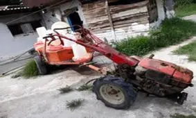 تیلر کشاورزی جان یک کشاورز را گرفت