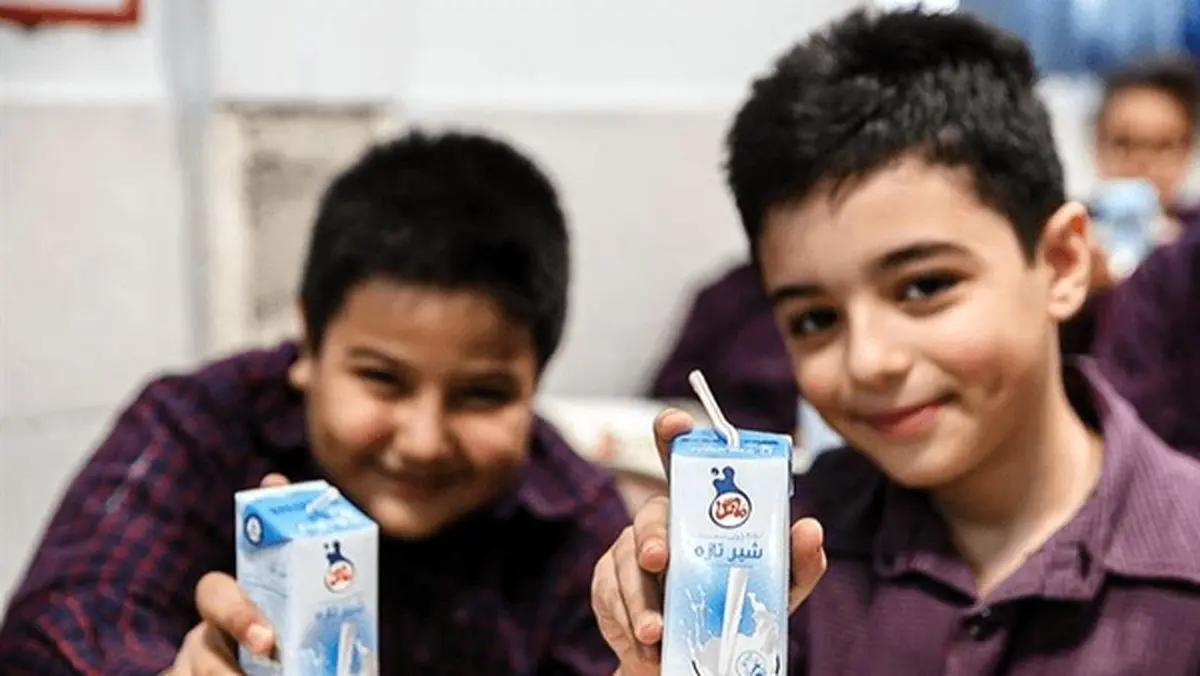 توزیع شیر در مدارس از فردا آغاز می‌شود