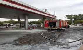 نقص فنی عامل انفجار جایگاه سوخت جهرم