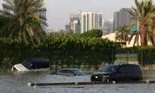  آب‌گرفتگی گسترده در دبی/ ویدئو 