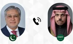 رایزنی وزرای خارجه عربستان و پاکستان درباره ادامه تلاش‌ها برای موفقیت مذاکرات آمریکا و ایران