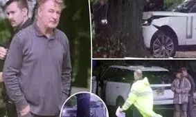 الک بالدوین، بازیگر مشهور هالیوود تصادف کرد/ ویدئو