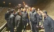 بازگشایی آزادراه پردیس- تهران پس از حادثه رانشی
