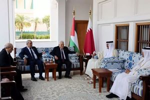 رئیس تشکیلات خودگردان فلسطین با امیر قطر دیدار کرد/ امیرعبداللهیان دمشق را به مقصد قطر ترک کرد

