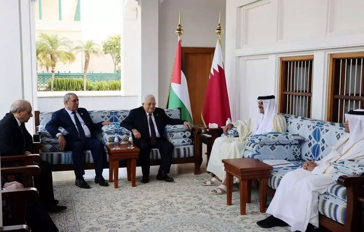 رئیس تشکیلات خودگردان فلسطین با امیر قطر دیدار کرد/ امیرعبداللهیان دمشق را به مقصد قطر ترک کرد

