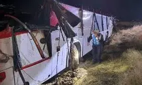 ۶ کشته در تصادف اتوبوس با سواری