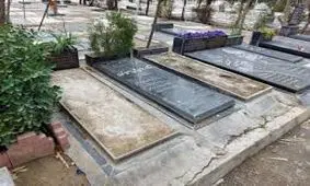 سرقت سنگ قبر یک هنرمند از قطعه هنرمندان/ ویدئو