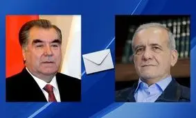 پیام تبریک رئیس‌جمهور تاجیکستان به پزشکیان و دعوت از او برای سفر به کشورش

