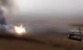 تصاویر دیده نشده از عملیات موشکی قهرمانان هوافضای سپاه هنگام هدف گرفته شدن لانچر

