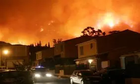 آتش سوزی گسترده در فرانسه فرودگاه مارسی را تعطیل کرد