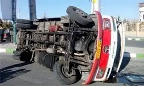 واژگونی مرگبار مینی بوس در بابل