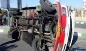 واژگونی مرگبار مینی بوس در بابل