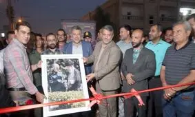 آیین بهره برداری آسفالت کوی فرهنگیان (مهدیس) برگزار شد