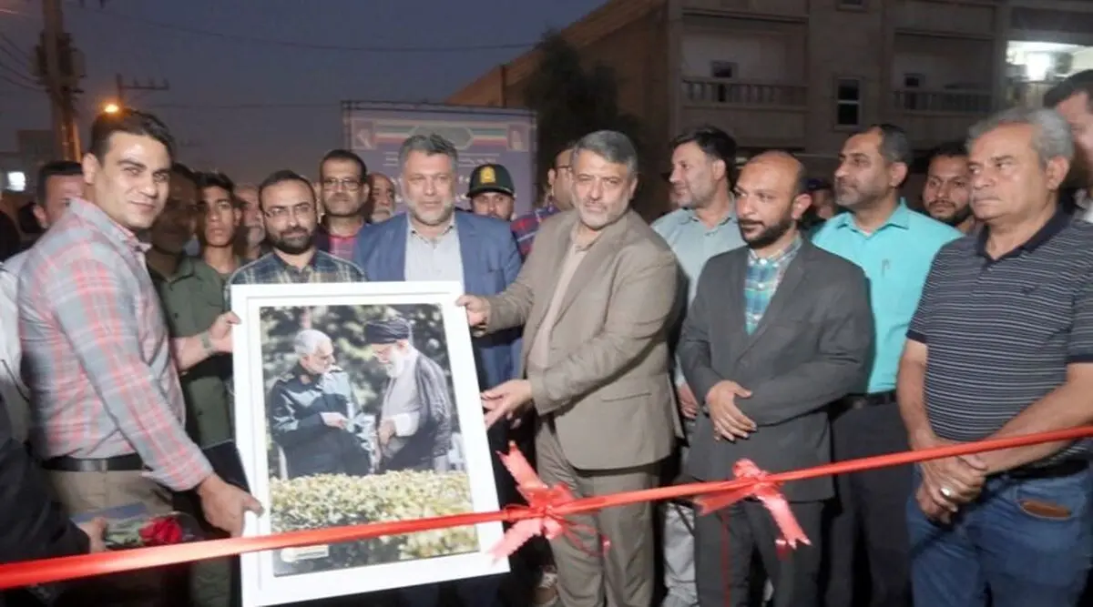آیین بهره برداری آسفالت کوی فرهنگیان (مهدیس) برگزار شد