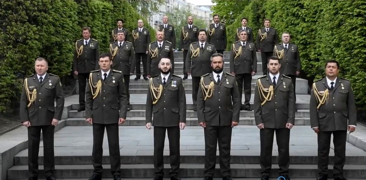 سرود مبارکباد مسلمانان ارتش اوکراین به مناسبت عید فطر/ ویدئو