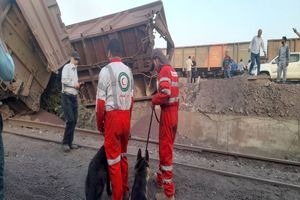 ۲ فوتی در پی حادثه قطار باری هرمزگان