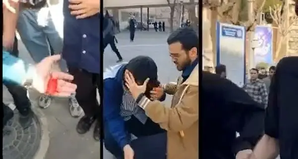 دو دستگی دانشجویان در دانشگاه شریف؛ تجمع در دانشگاه به خشونت کشیده شد/ ویدئو

