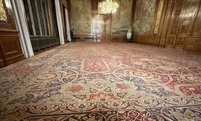 فرش 114 ساله عثمانی در کاخ صلح لاهه