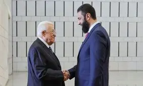 دیدار محمود عباس با جولانی در سوریه/ ویدئو

