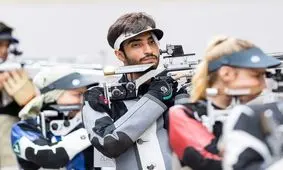 مدال نقره میکس تفنگ بادی در قهرمانی جهان باکو 