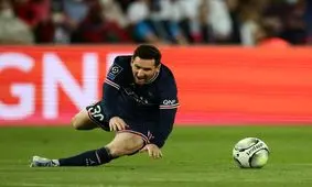 مسی دیدار برابر آنژه را از دست داد 

