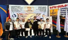 ۲ طلا و ۲ برنز آزادکاران جوان ایران در تورنمنت ارمنستان