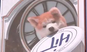 خلاقیت ژاپنی‌ها: نمایشی زیبا از سگ سه بعدی بزرگ روی بیلبورد/ ویدئو