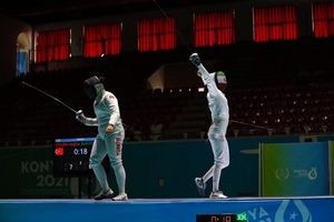 ۲ مدال نقره شمشیربازی اپه تیم مردان و زنان ایران در بازی‌های کشورهای اسلامی
