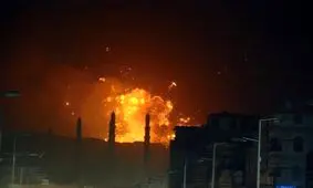 حمله آمریکا به یکی از شهرهای استان مارب یمن

