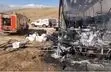 حریق اتوبوس مسافربری در محور سمیرم مهار شد/ ویدئو