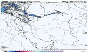 ورود دو سامانه بارشی پیاپی به کشور از روز پنجشنبه