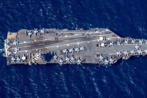 ناو هواپیمابر آمریکا وارد دریای مدیترانه شد