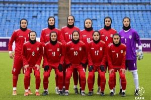 دختران فوتبالیست ایران، تاجیکستان را گلباران کردند

