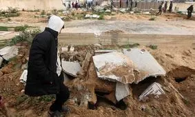 سی ان ان: ارتش اسرائیل ۱۶ گورستان غزه را ویران کرده/ ویدئو