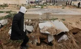 سی ان ان: ارتش اسرائیل ۱۶ گورستان غزه را ویران کرده/ ویدئو
