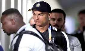 حضور رونالدو و النصری ها در ورزشگاه آزادی/ عکس