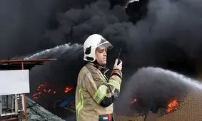 آتش‌سوزی در بازار گل مهار شد