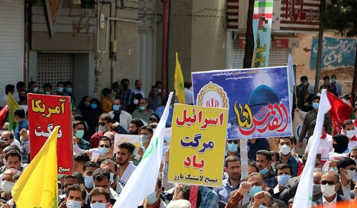نمایش خشم مردم ایران از اسرائیل / راهپیمایی روز قدس در سراسر کشور برگزار شد